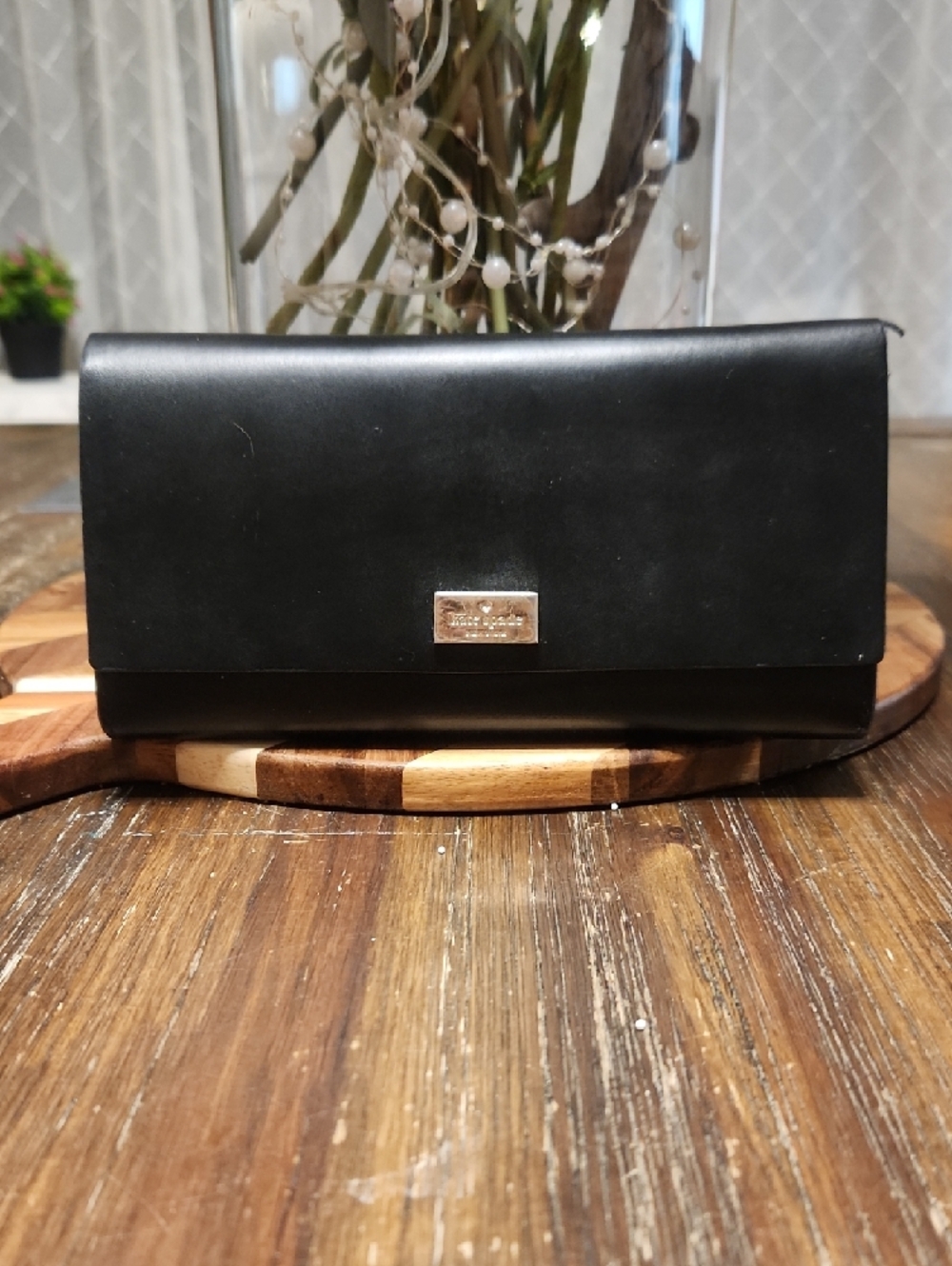 Kate Spade Arbour Hill Pim leather wallet / Pink Interior